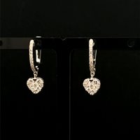 Earrings Woman in White Gold Diamante Cianfrone Gioielli RMA521
